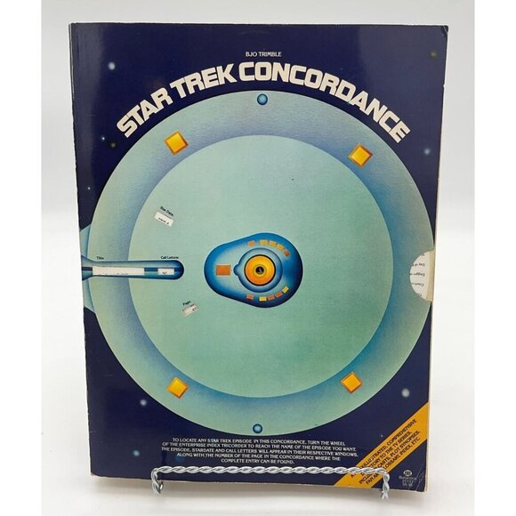 The Star Trek Concordance Vintage Paperback Original Series Reference Manual - Picture 1 of 8